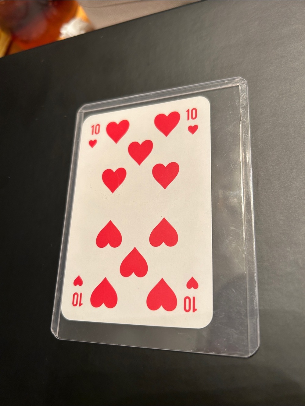 Christian DIOR Playing Card - Number Ten of Hearts
